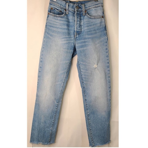 Levi's Wedgie Straight Leg Jean Rough Tide 24 - Picture 3 of 4